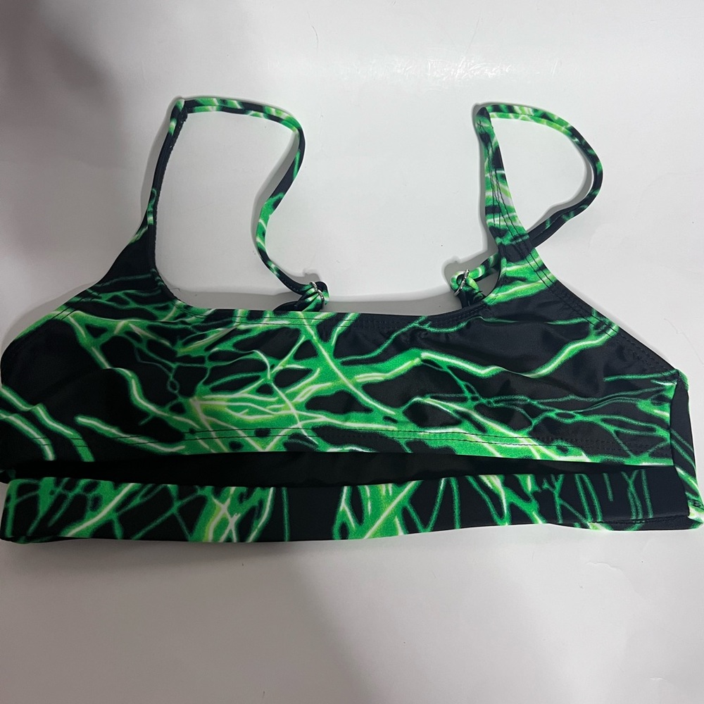 NWOT | Lightning Speed Neon Underboob Cutout Top | iHeartRaves - Picture 2 of 6